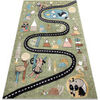 Tapis Rugsx Tapis FUN Route pour enfants, rue, animaux 160x220 cm Vert 160x220 cm. . Maison & D&eacute;co > Tapis.