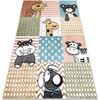 Tapis Rugsx Tapis FUN Pets pour enfants, animaux color&eacute; 160x220 cm Multicolore 160x220 cm. . Maison & D&eacute;co > Tapis.