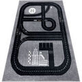 D&eacute;coration sur Grenoble : Tapis Rugsx Tapis FUN Track pour enfants, rue, ville 120x170 cm Gris 120x170 cm. . Maison & D&eacute;co > Tapis.