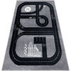 Tapis Rugsx Tapis FUN Track pour enfants, rue, ville 160x220 cm Gris 160x220 cm. . Maison & D&eacute;co > Tapis.
