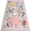 Tapis Rugsx Tapis FUN Forester pour enfants, animaux, for&ecirc;t 80x150 cm Beige 80x150 cm. . Maison & D&eacute;co > Tapis. Grenoble