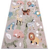 Tapis Rugsx Tapis FUN Africa pour enfants, animaux, Afrique 160x220 cm Beige 160x220 cm. . Maison & D&eacute;co > Tapis.