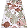 Tapis Rugsx Tapis FUN Flami pour enfants flamants roses 240x330 cm Beige 240x330 cm. . Maison & D&eacute;co > Tapis. Grenoble