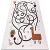 Tapis Rugsx Tapis FUN Game pour enfants, jeu, de 160x220 cm Beige 160x220 cm. . Maison & D&eacute;co > Tapis.