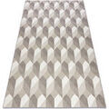 Tapis Rugsx Tapis EN CORDE SIZAL FLAT 48624/686 CUBES 140x200 cm Beige 140x200 cm. . Maison & D&eacute;co > Tapis. Grenoble