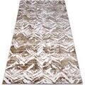 Tapis Rugsx Tapis ACRYLIQUE DIZAYN 121 beige / vert 80x300 cm Beige 80x300 cm. . Maison & D&eacute;co > Tapis.