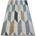 Tapis Rugsx Tapis ARGENT - W4937 Losanges Cr&egrave;me 200x290 cm Blanc 200x290 cm. . Maison & D&eacute;co > Tapis.