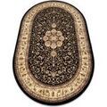 Tapis Rugsx Tapis ROYAL ADR ovale mod&egrave;le 521 noir 200x290 cm Noir 200x290 cm. . Maison & D&eacute;co > Tapis. Grenoble