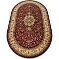 Tapis Rugsx Tapis ROYAL ADR ovale mod&egrave;le 521 bordeaux 150x250 cm Bordeaux 150x250 cm. . Maison & D&eacute;co > Tapis.