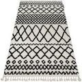 Tapis Rugsx Tapis BERBER SAFI N9040 blanc et noir 80x150 cm Blanc 80x150 cm. . Maison & D&eacute;co > Tapis. Grenoble