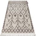 Tapis Rugsx Tapis BERBER TANGER B5940 cr&egrave;me et marron 160x220 cm Beige 160x220 cm. . Maison & D&eacute;co > Tapis.