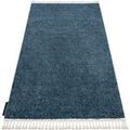 Tapis Rugsx Tapis BERBER 9000 bleu Franges berb&egrave;re marocain 80x150 cm Bleu 80x150 cm. . Maison & D&eacute;co > Tapis. Grenoble
