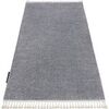 Tapis Rugsx Tapis BERBER 9000 gris clair Franges berb&egrave;re 120x170 cm Gris 120x170 cm. . Maison & D&eacute;co > Tapis.