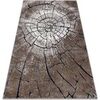Tapis Rugsx Tapis moderne COZY 8875 Wood, tronc d'arbre 80x150 cm Marron 80x150 cm. . Maison & D&eacute;co > Tapis.