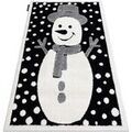 D&eacute;coration sur Grenoble : Tapis Rugsx Tapis enfant moderne JOY Snowman bonhomme de 160x220 cm Noir 160x220 cm. . Maison & D&eacute;co > Tapis.