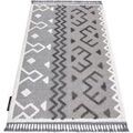 Tapis Rugsx Tapis MAROC P659 Azt&egrave;que Ethnique gris Franges 120x170 cm Gris 120x170 cm. . Maison & D&eacute;co > Tapis.