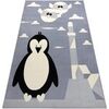 Tapis Rugsx Tapis BCF FLASH Penguin 3997 - Manchot 140x190 cm Gris 140x190 cm. . Maison & D&eacute;co > Tapis.