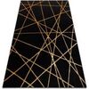 Tapis Rugsx Tapis GLOSS moderne 406C 86 &eacute;l&eacute;gant, 80x150 cm Noir 80x150 cm. . Maison & D&eacute;co > Tapis.