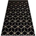 Tapis Rugsx Tapis moderne 3D GLOSS 409C 86 cube 80x150 cm Noir 80x150 cm. . Maison & D&eacute;co > Tapis.