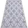 Tapis Rugsx Tapis MEFE moderne 8504 Treillis, fleurs 80x150 cm Gris 80x150 cm. . Maison & D&eacute;co > Tapis.