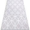 Tapis Rugsx Tapis MEFE moderne 8504 Treillis, fleurs 80x150 cm Gris 80x150 cm. . Maison & D&eacute;co > Tapis.