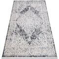 Tapis Rugsx Tapis moderne REBEC franges 51122A - deux 80x150 cm Beige 80x150 cm. . Maison & D&eacute;co > Tapis.