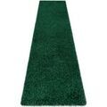D&eacute;coration sur Grenoble : Tapis Rugsx Tapis, le tapis de couloir SOFFI shaggy 70x250 cm Vert 70x250 cm. . Maison & D&eacute;co > Tapis.