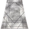 Tapis Rugsx Tapis NOBLE moderne 1520 45 vintage, g&eacute;om&eacute;trique 140x190 cm Gris 140x190 cm. . Maison & D&eacute;co > Tapis.
