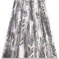 D&eacute;coration sur Grenoble : Tapis Rugsx Tapis NOBLE moderne 9732 47 Chevrons vintage 140x190 cm Gris 140x190 cm. . Maison & D&eacute;co > Tapis.