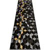 Tapis Rugsx Tapis, le tapis de couloir GLOSS moderne 80x300 cm Noir 80x300 cm. . Maison & D&eacute;co > Tapis.