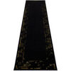 Tapis Rugsx Tapis, le tapis de couloir GLOSS moderne 80x300 cm Noir 80x300 cm. . Maison & D&eacute;co > Tapis.
