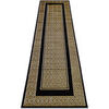 Tapis Rugsx Tapis, le tapis de couloir GLOSS moderne 70x250 cm Noir 70x250 cm. . Maison & D&eacute;co > Tapis.