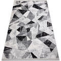 D&eacute;coration sur Grenoble : Tapis Rugsx Tapis TULS structural, franges 51211 moderne, 160x220 cm Gris 160x220 cm. . Maison & D&eacute;co > Tapis.