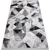 Tapis Rugsx Tapis TULS structural, franges 51211 moderne, 240x330 cm Gris 240x330 cm. . Maison & D&eacute;co > Tapis.