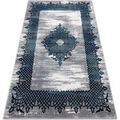 Tapis Rugsx Tapis CORE W9797 Cadre, Rosette - structurel, 180x270 cm Bleu 180x270 cm. . Maison & D&eacute;co > Tapis. Grenoble