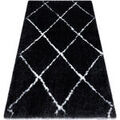 Tapis Rugsx Tapis FLUFFY 2373 shaggy treillis - anthracite 160x220 cm Gris 160x220 cm. . Maison & D&eacute;co > Tapis. Grenoble