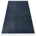 Tapis Rugsx Tapis SEVILLA PC00B rayures bleu Franges berb&egrave;re 200x290 cm Bleu 200x290 cm. . Maison & D&eacute;co > Tapis. Grenoble