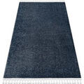 Tapis Rugsx Tapis SEVILLA PC00B rayures bleu Franges berb&egrave;re 240x330 cm Bleu 240x330 cm. . Maison & D&eacute;co > Tapis.