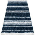 Tapis Rugsx Tapis UNION 4080 Rayures bleu et cr&egrave;me 160x220 cm Bleu 160x220 cm. . Maison & D&eacute;co > Tapis. Grenoble