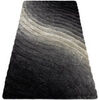 Tapis Rugsx Tapis moderne FLIM 006-B1 shaggy, Vagues - 80x150 cm Gris 80x150 cm. . Maison & D&eacute;co > Tapis.