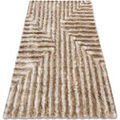 Tapis Rugsx Tapis moderne FLIM 010-B1 shaggy, labyrinthe - 120x160 cm Beige 120x160 cm. . Maison & D&eacute;co > Tapis. Grenoble