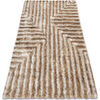 Tapis Rugsx Tapis moderne FLIM 010-B1 shaggy, labyrinthe - 160x220 cm Beige 160x220 cm. . Maison & D&eacute;co > Tapis.
