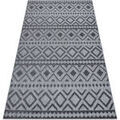Tapis Rugsx Tapis Structural SOLE D3852 Boho, diamants - 160x220 cm Gris 160x220 cm. . Maison & D&eacute;co > Tapis. Grenoble