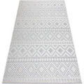 Tapis Rugsx Tapis Structural SOLE D3851 Boho, diamants - 120x170 cm Beige 120x170 cm. . Maison & D&eacute;co > Tapis. Grenoble