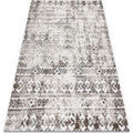 Tapis Rugsx Tapis Structural SOLE D3732 azt&egrave;que, diamants - 140x190 cm Beige 140x190 cm. . Maison & D&eacute;co > Tapis. Grenoble