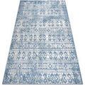 Tapis Rugsx Tapis Structural SOLE D3732 azt&egrave;que, diamants - 140x190 cm Bleu 140x190 cm. . Maison & D&eacute;co > Tapis. Grenoble