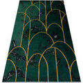 D&eacute;coration sur Grenoble : Tapis Rugsx Tapis EMERALD exclusif 1016 glamour, &eacute;l&eacute;gant art 200x290 cm Vert 200x290 cm. . Maison & D&eacute;co > Tapis.