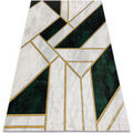 Tapis Rugsx Tapis EMERALD exclusif 1015 glamour, &eacute;l&eacute;gant mar 120x170 cm Vert 120x170 cm. . Maison & D&eacute;co > Tapis.