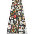 Tapis Rugsx Tapis lavable ANDRE 1297 Mug, caf&eacute;, pour 80x200 cm Marron 80x200 cm. . Maison & D&eacute;co > Tapis.