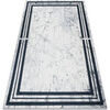 Tapis Rugsx Tapis lavable ANDRE 1023 Cadre marbre antid&eacute;rapan 160x220 cm Blanc 160x220 cm. . Maison & D&eacute;co > Tapis.